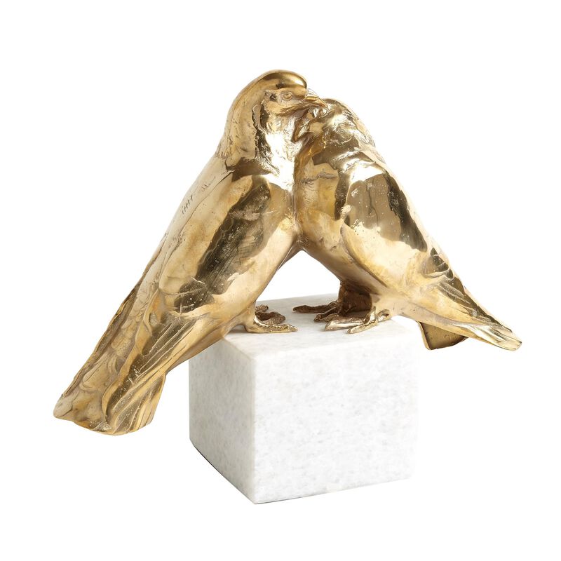 Love Doves-Brass