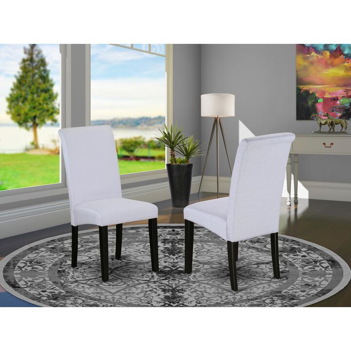 East West Furniture Dining Chair Black, BAP1T05
