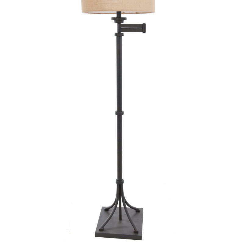 Bronze Swing Arm Floor Lamp