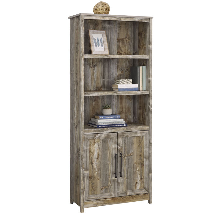 Granite Trace 5-Shelf Library Bookcase