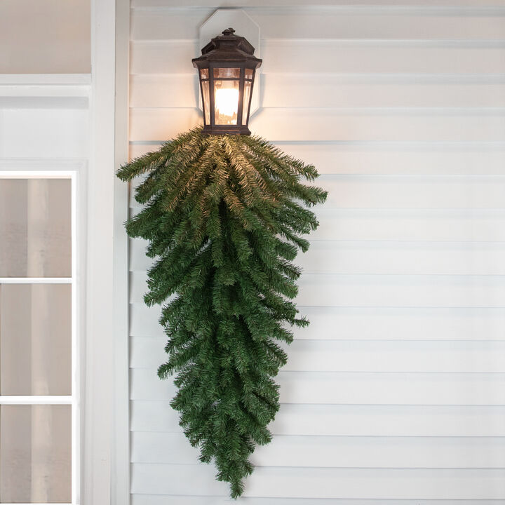 42" Canadian Pine Artificial Christmas Teardrop Swag - Unlit