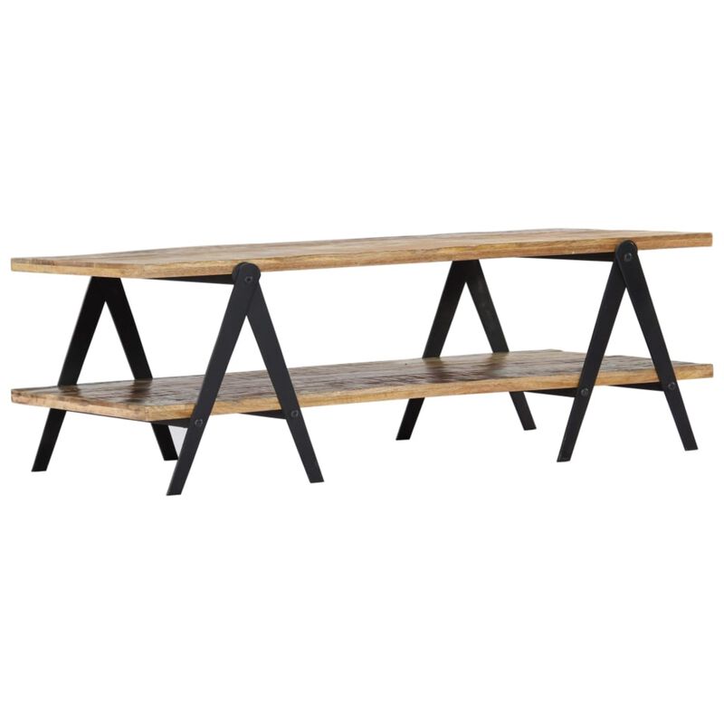 vidaXL Coffee Table 45.3"x23.6"x15.7" Solid Reclaimed Wood