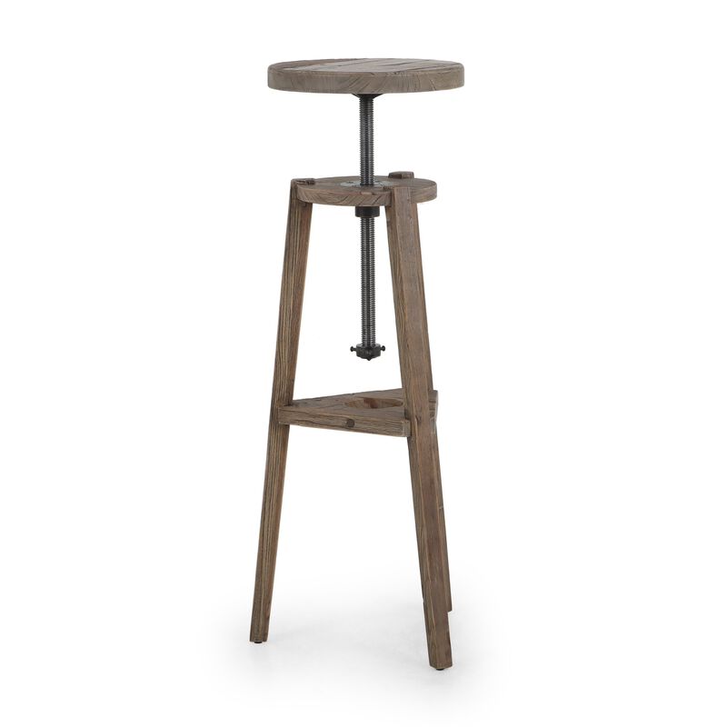Addy Bleached Elm Pedestal