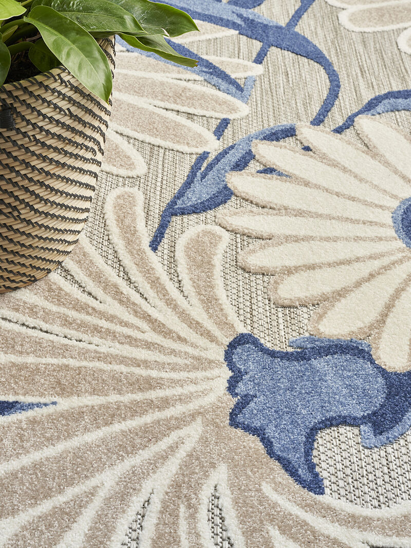 Aloha ALH33 Blue/Gray 9' x 12' Rug