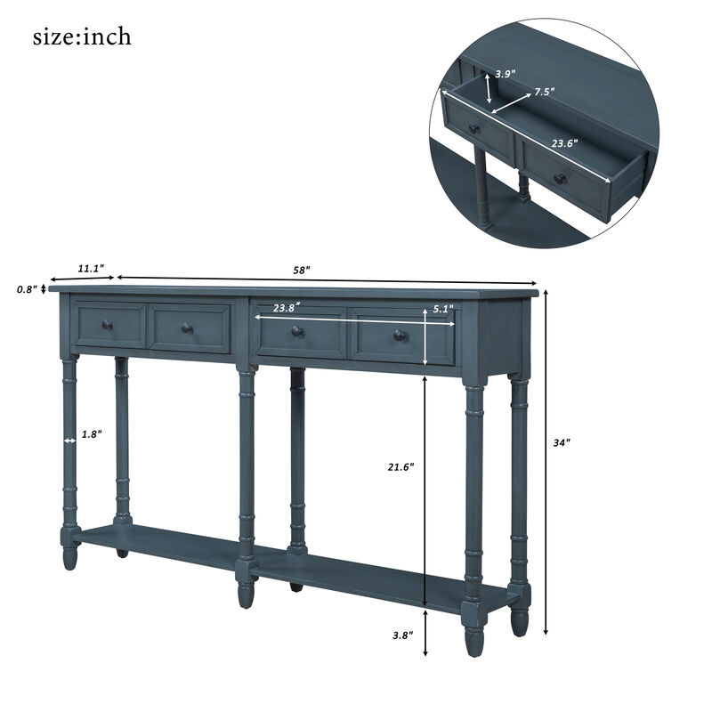 Merax Console Table Sofa Table