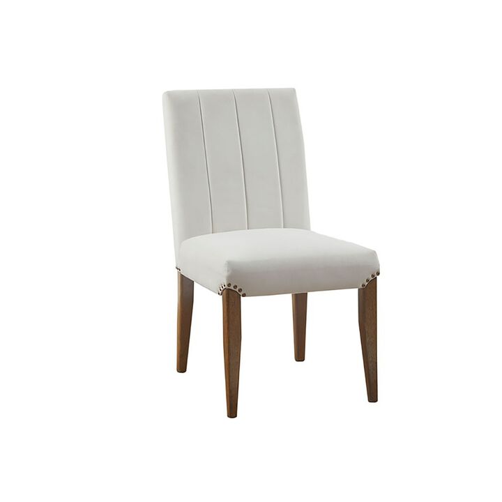 Gracie Mills Tyrone Set of 2 Channel Tufting Dining Chair