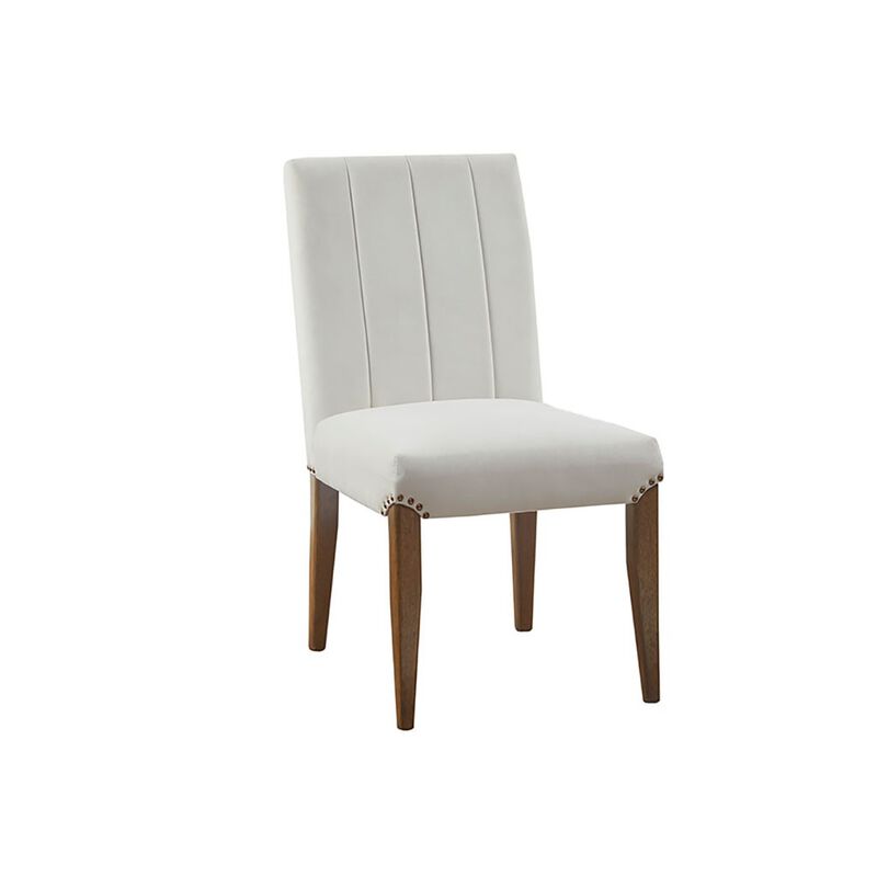 Gracie Mills Tyrone Set of 2 Channel Tufting Dining Chair