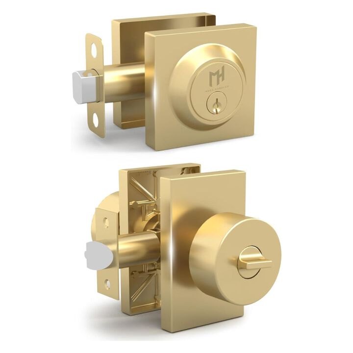 Mega Handles | Laura Knob and Deadbolt Combo
