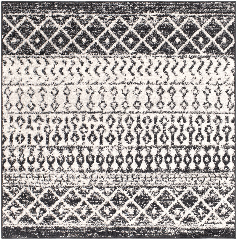 Elaziz ELZ-2345 7'10' x 10'3' Black Rug