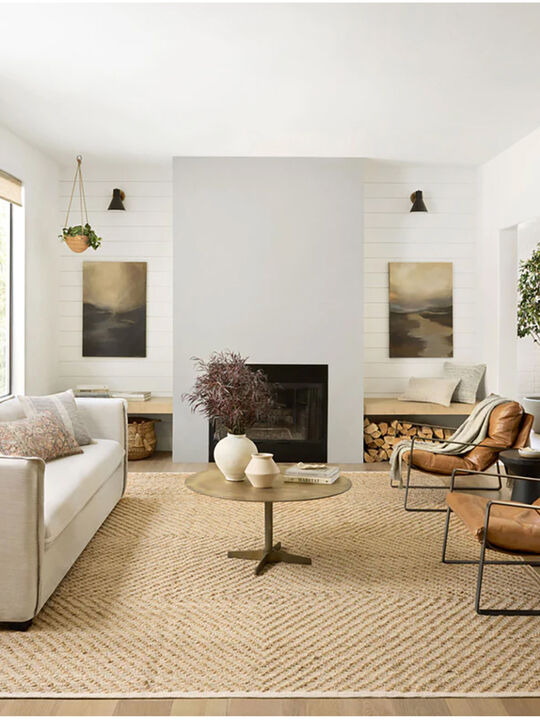 Colton CON04 Natural/Ivory 18" x 18" Sample Rug