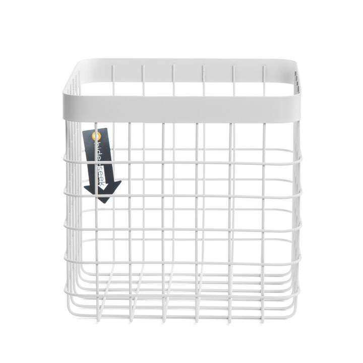 Formation Heavy-Duty Wire Bin-Medium-White