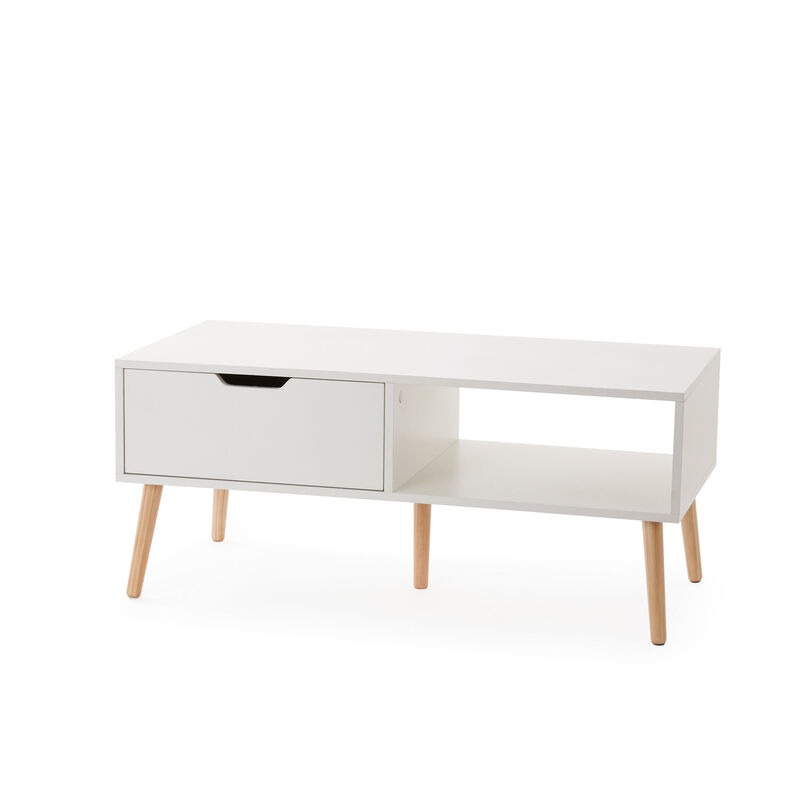 Yak About It® College Coffee Table - White