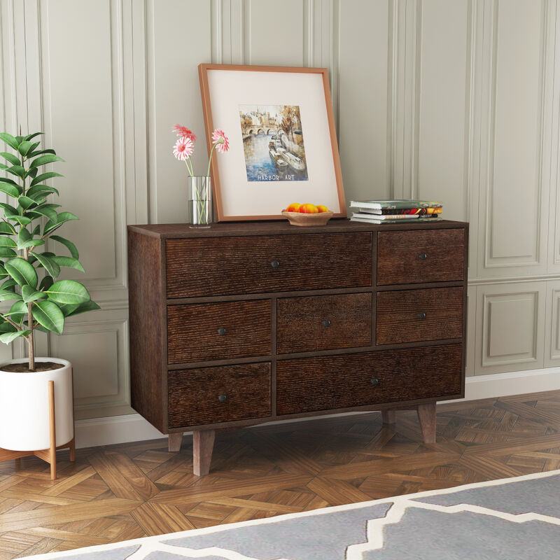 Solid Wood Spray-Painted Drawer Dresser Bar, Buffet Tableware Cabinet Lockers