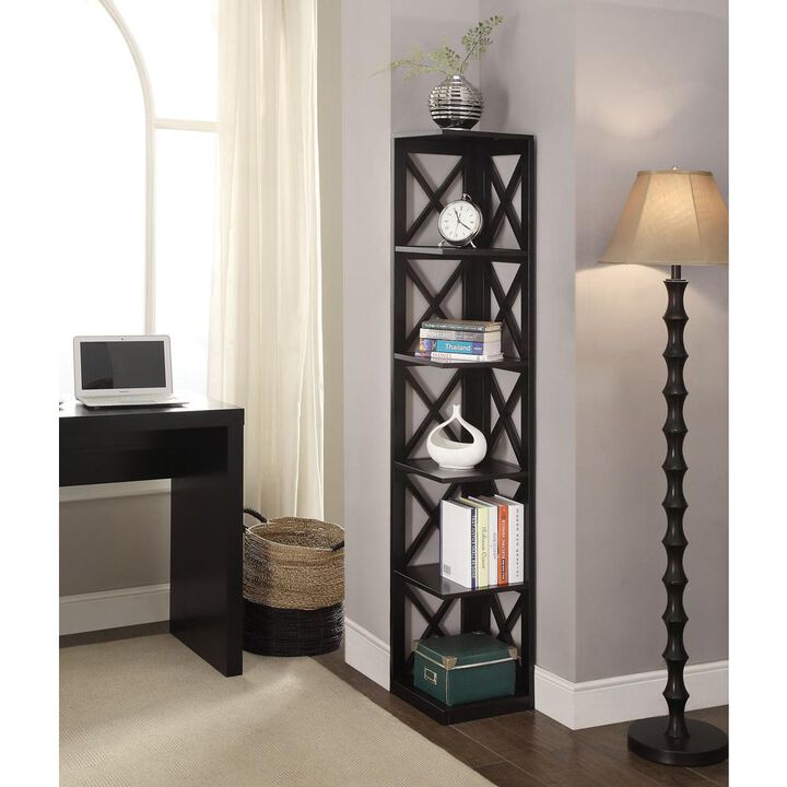 Convience Concept, Inc. Oxford 5 Tier Corner Bookcase