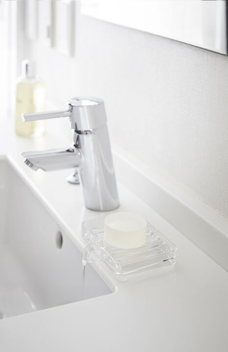 Self-Draining Soap Tray