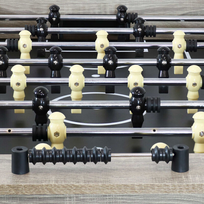 Sunnydaze Delano 54.5 in Foosball Table with Distressed Wood Look