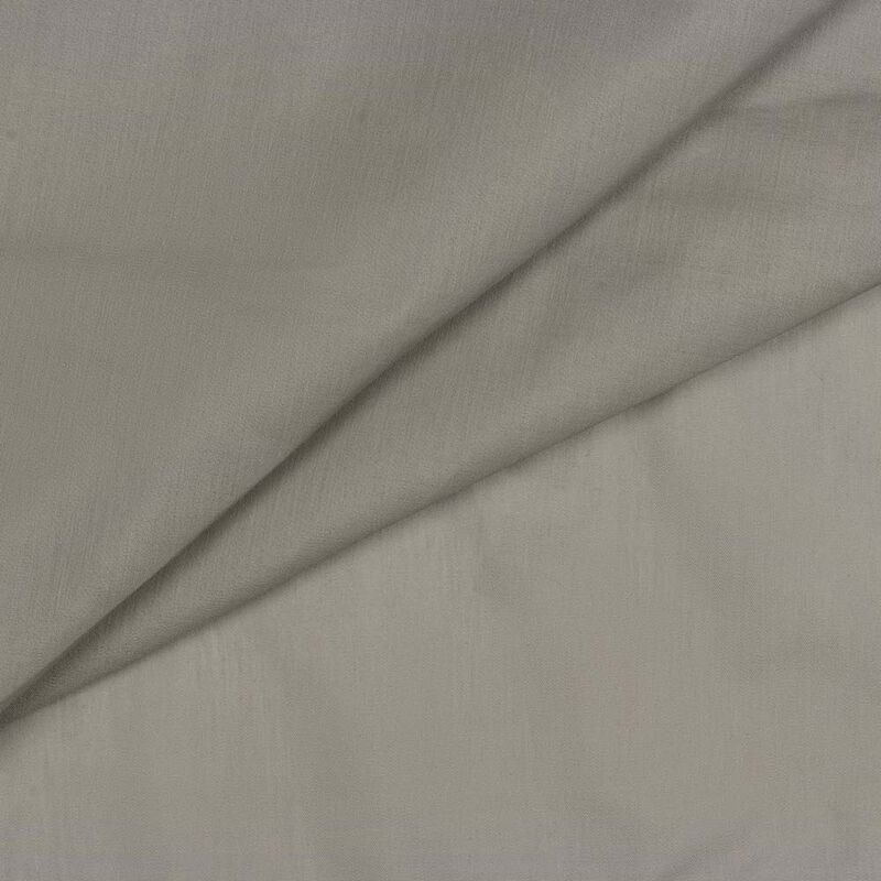 Ellis Stacey Lined 3" Rod Pocket High Quality Fabric Solid Color Window Swag Set Filler Valance 42"x13" Grey