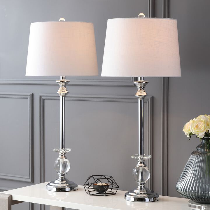 Elizabeth Crystal/Metal LED Table Lamp