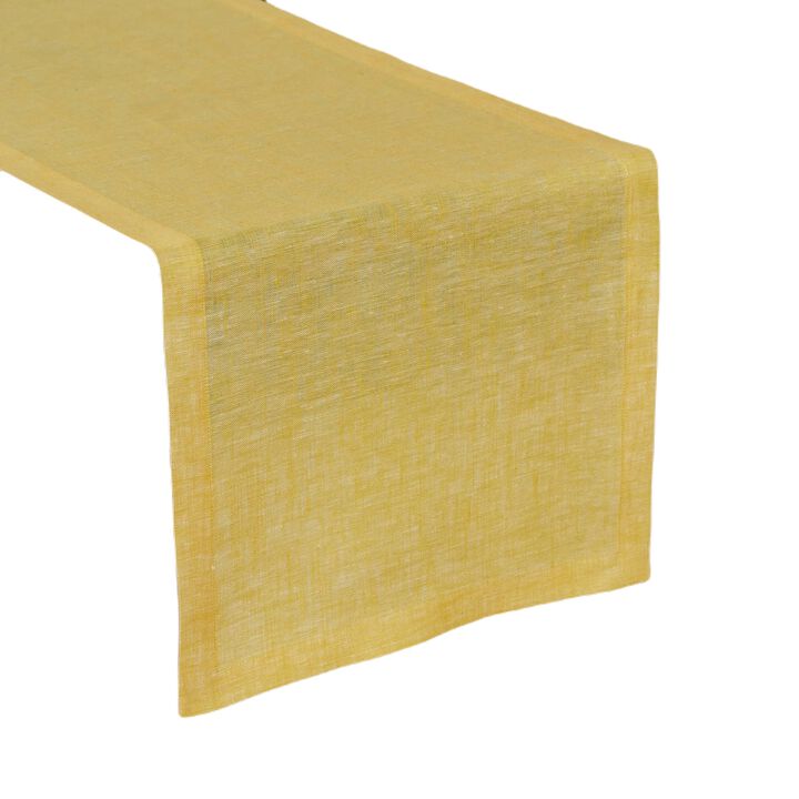 Solino Home 100% Pure Linen Table Runner | Athena for Thanksgiving, Christmas