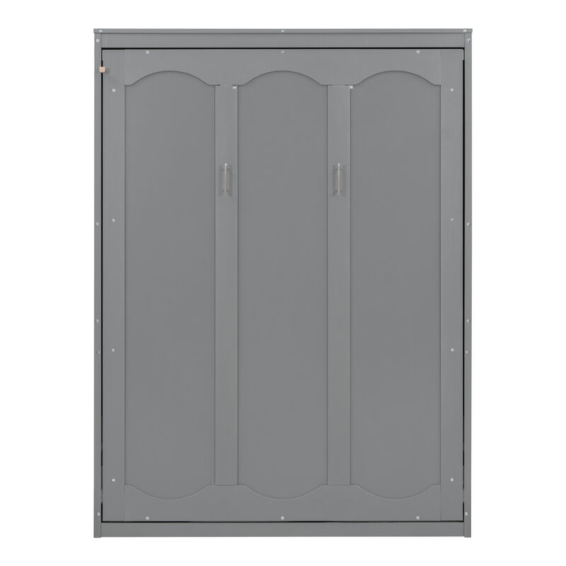 Merax Cabinet Murphy Bed with Shelves