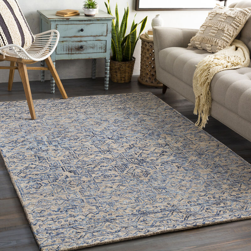 Newcastle NCS-2310 9' x 12' Blue Rug