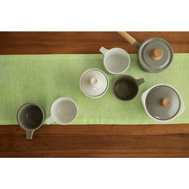 Solino Home 100% Pure Linen Table Runner | Athena for Thanksgiving, Christmas