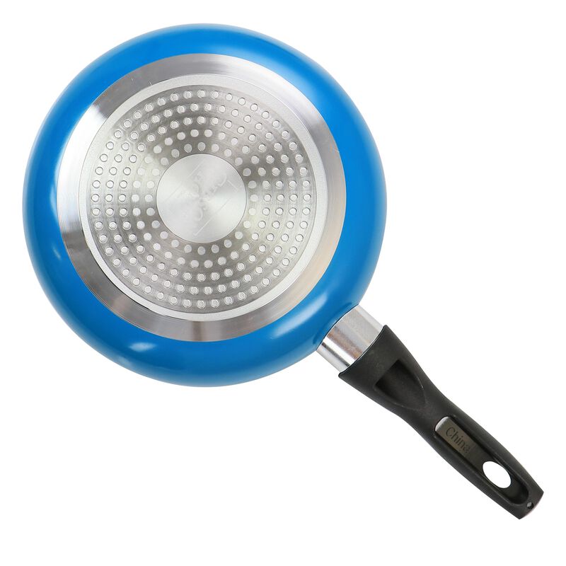 Gibson Home 2 Piece 10 inch Aluminum Frying Pan in Blue