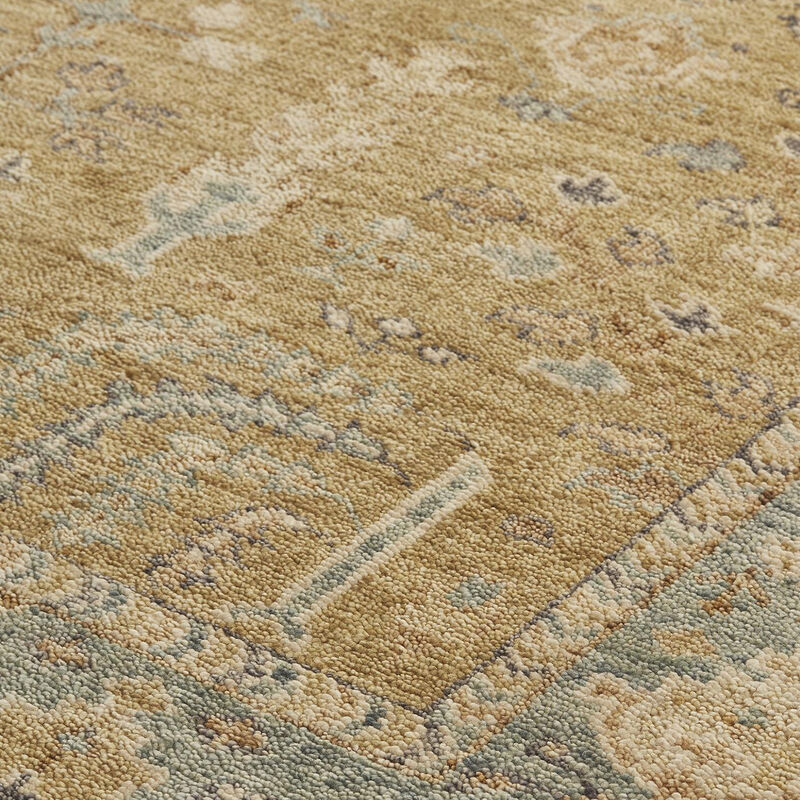 Carrington 6501F Gold/Blue/Gray 2' x 3' Rug