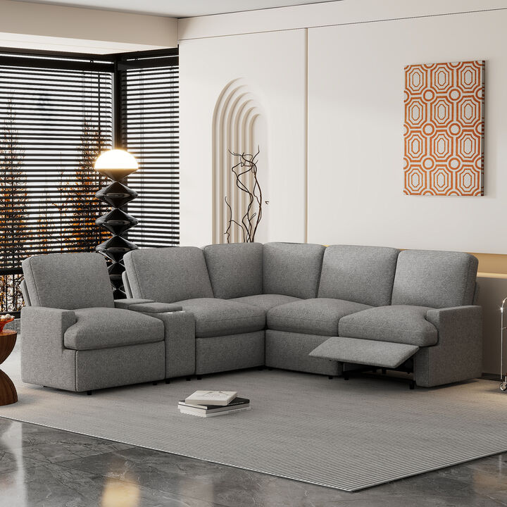Merax Power Recliner Sofa Couch with Storage