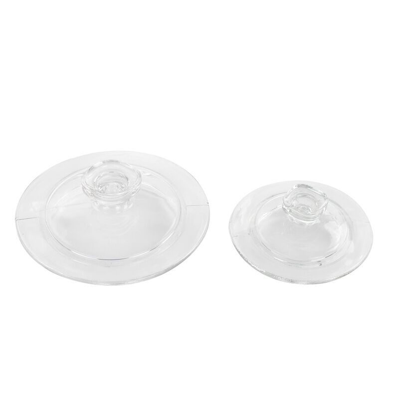Martha Stewart Mayberry Canister 4 Piece 2.1 and 1 Quart Glass Canister Set