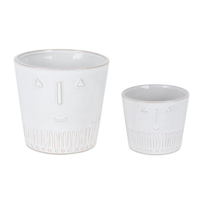 Decorative Planter (Set of 2) – Elegant Pots for Indoor and Outdoor Plant Display
