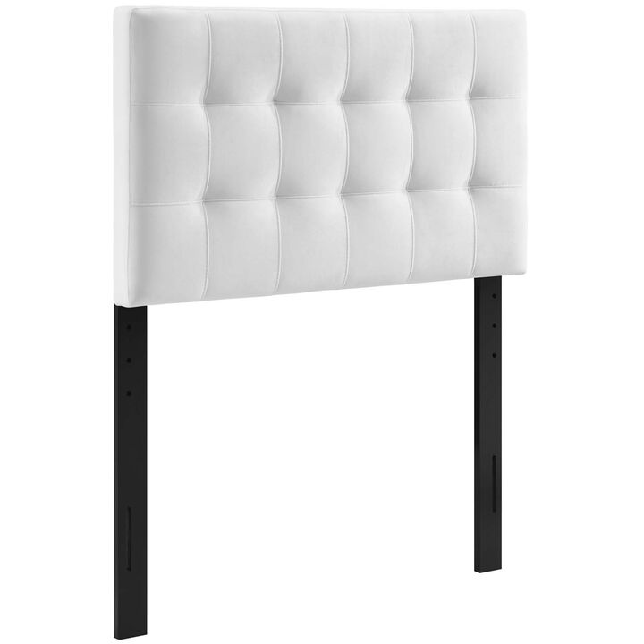 Modway - Lily Biscuit Tufted Twin Performance Velvet Headboard