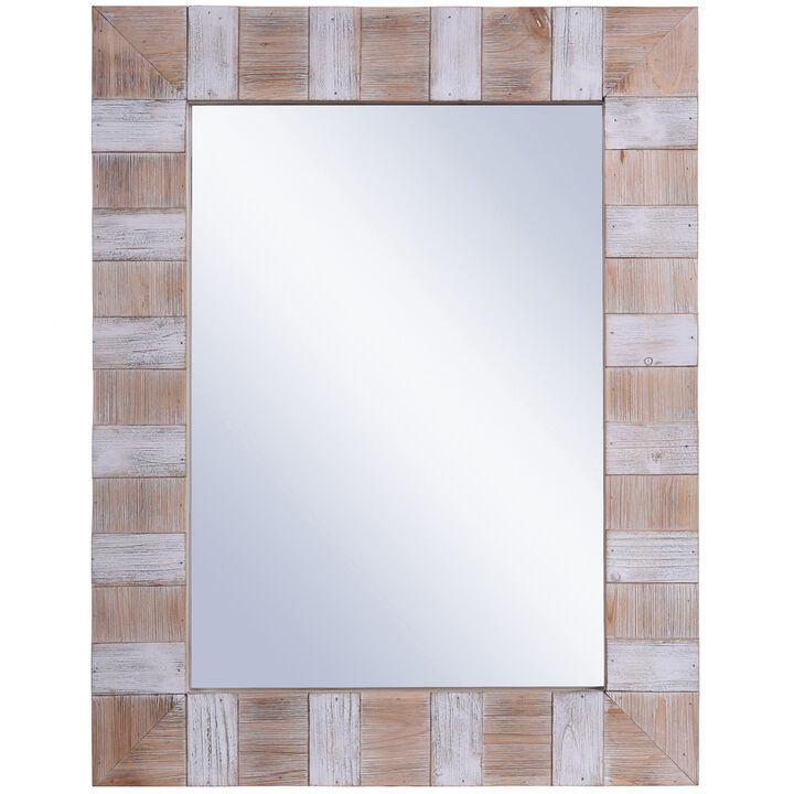 Natural and White Mirror