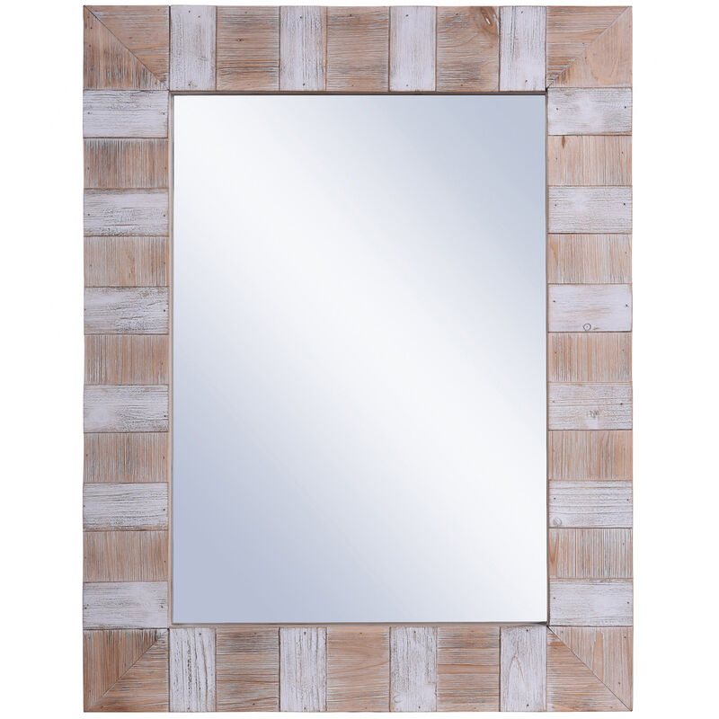 Natural and White Mirror