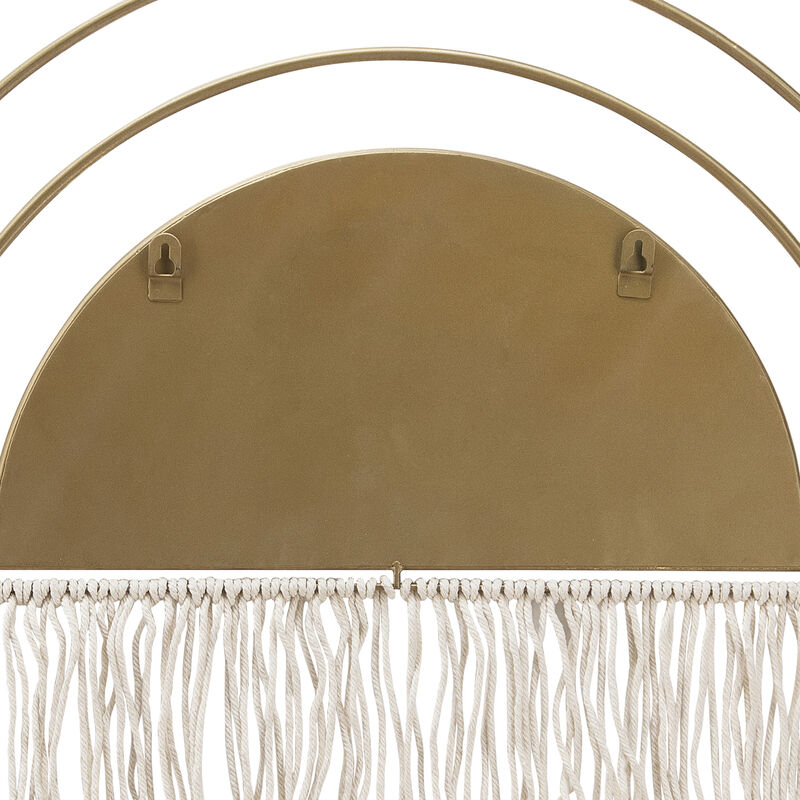 17"h Arched Mirrored Wall Decor