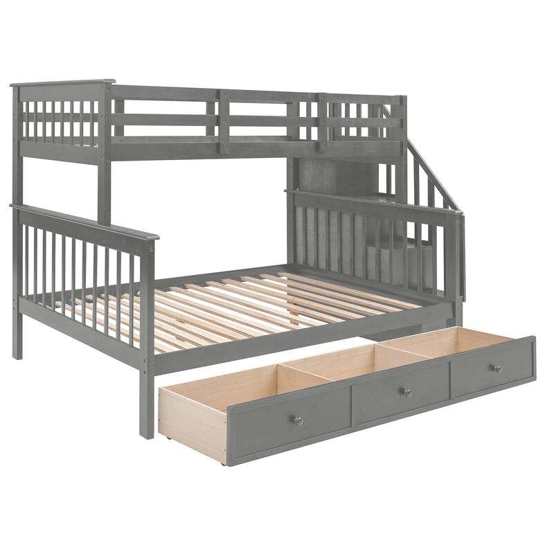 Merax Bunk Bed with Drawers