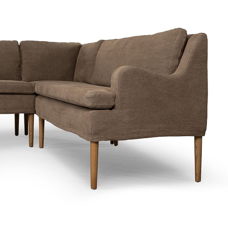 Aurelia 114" L-Shaped Dining Banquette