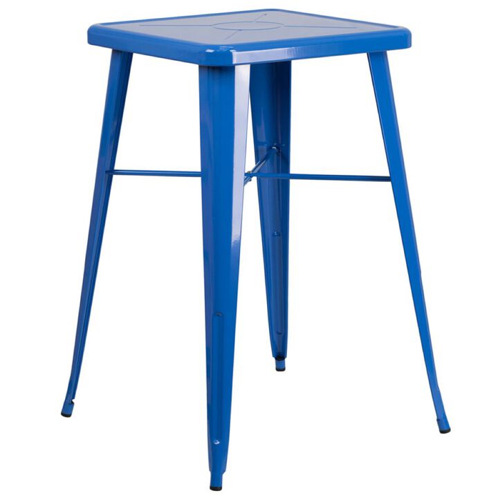 23.75SQ  Metal Bar Table