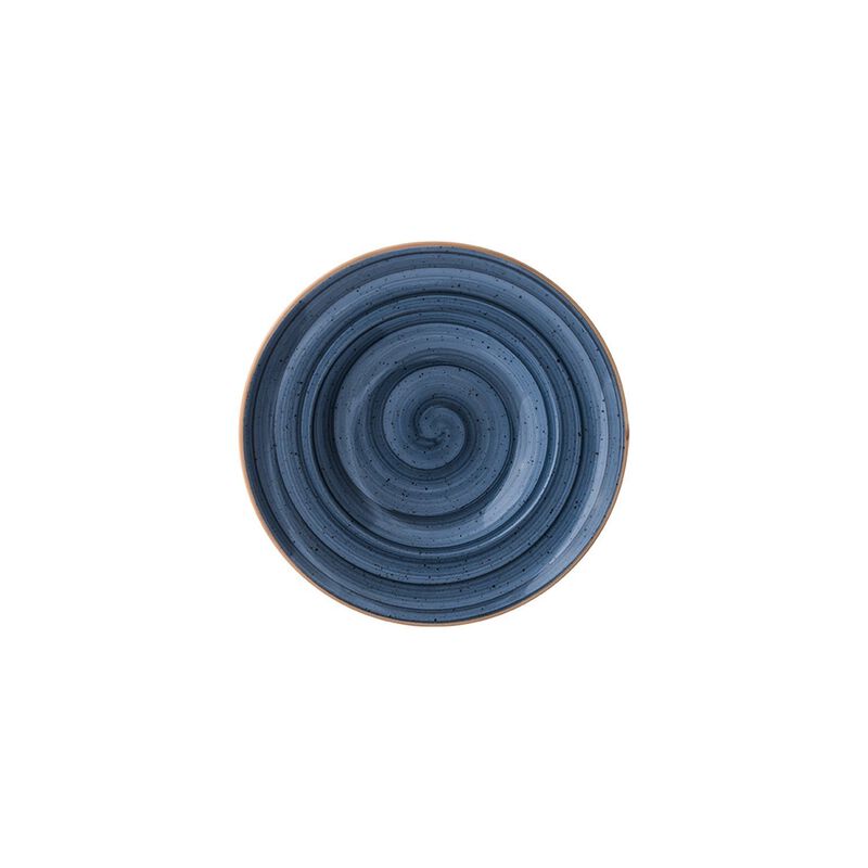 Dusk dia.9.5" h:2" 14 oz. Round Blue Porcelain Bowl (Set of 2)