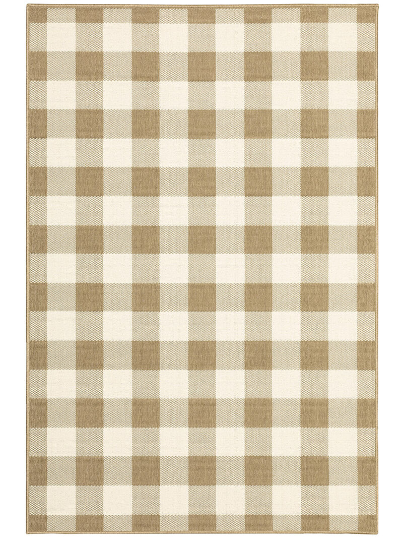 Marina 5'3" x 7'6" Tan Rug