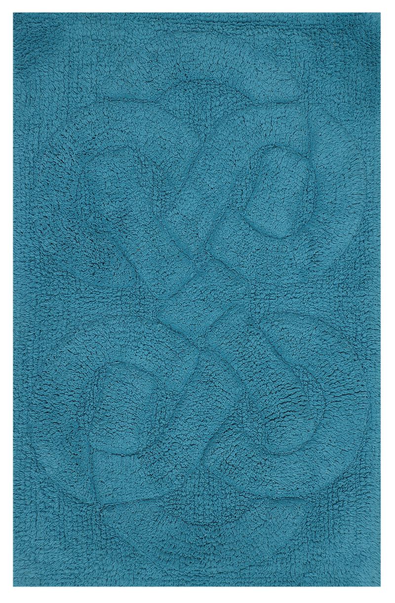 Knightsbridge Tuft Twisted 220 GSF Non Skid Back Bath Rug 17 x 24 - Natural