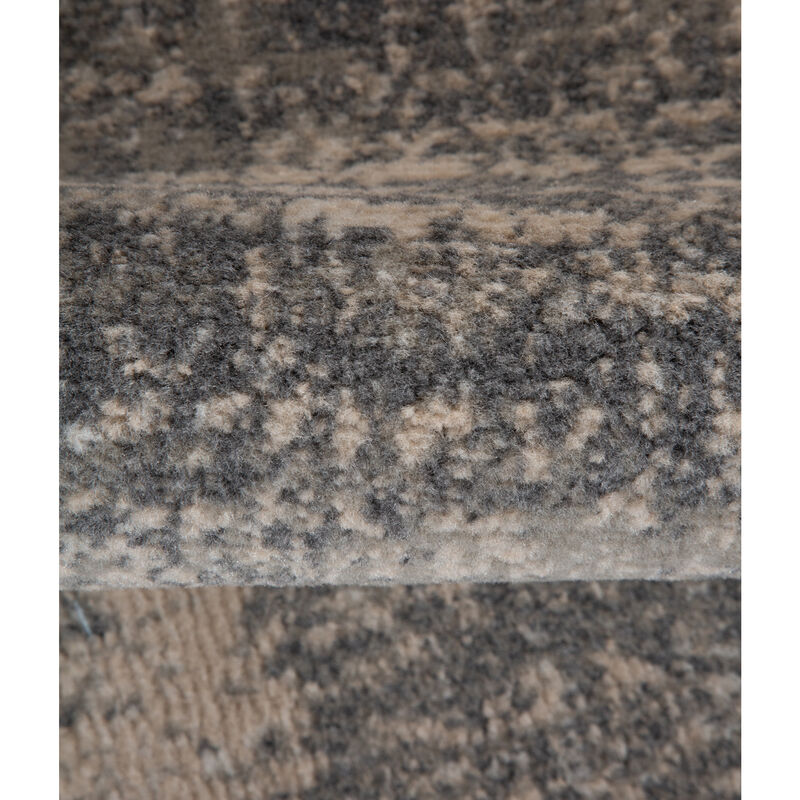 Alpine Cel Light Blue Abstract Area Rug 5'3" x 7'6"