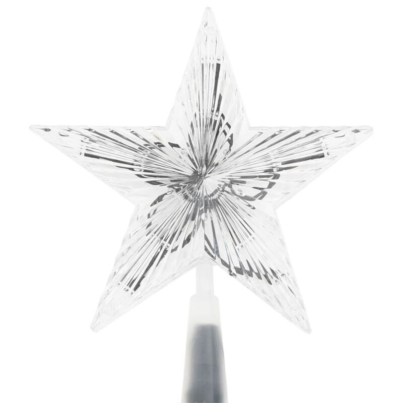 vidaXL Christmas Cone Tree Warm White 100 LEDs Decoration 27.6"x70.9"