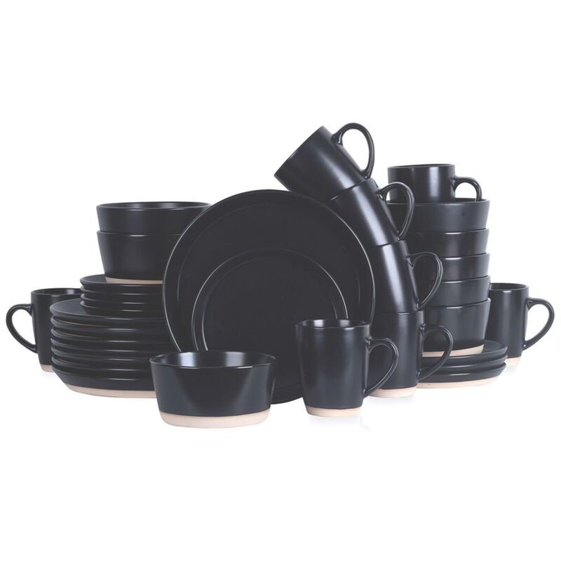 Stone Lain Jules Stoneware 32 Piece Dinnerware Set