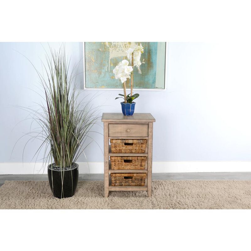 Sunny Designs Beach Pebble Storage Table