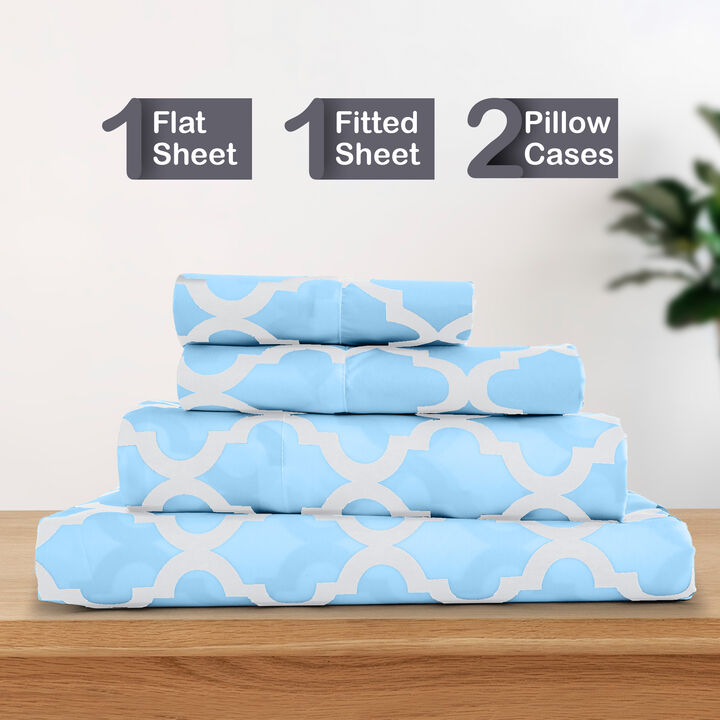 Lux Decor Collection Bed Sheets - Brushed Microfiber Sheet Set