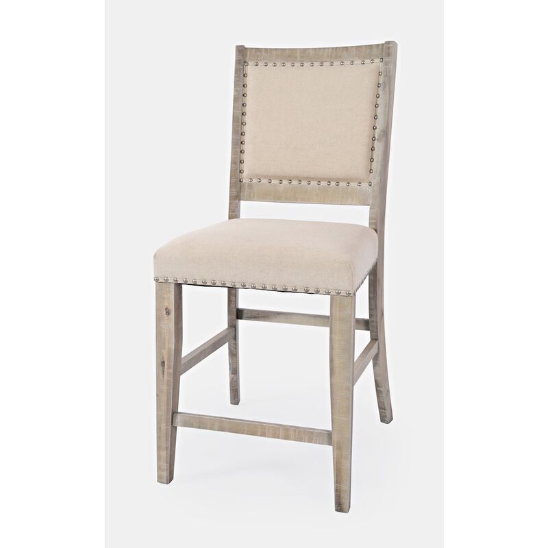 Jofran Fairview Transitional Upholstered Counter Stool (Set of 2)