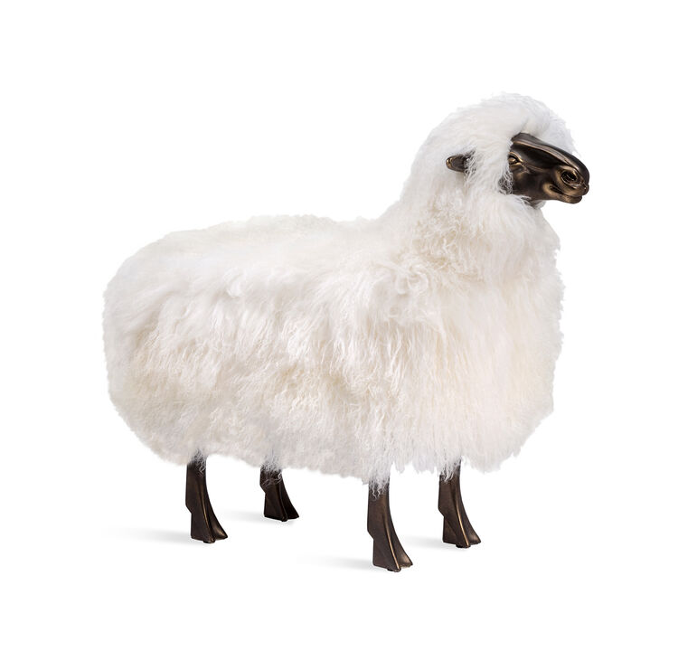 Phillippe Sheep Sculpture - Ivory