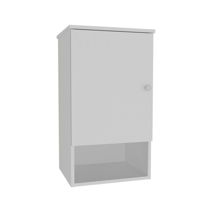 Nulato Medicine Cabinet 28.6" H, with 1 Door and 3 Shelves, Black