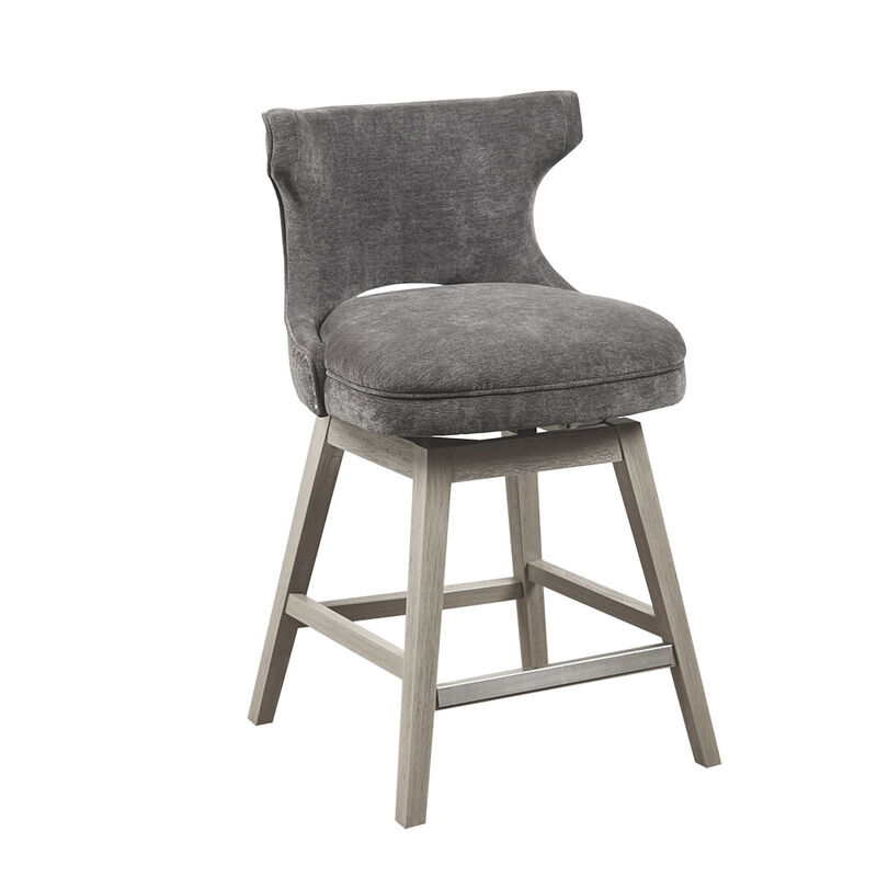 Gracie Mills Paula Transitional Swivel Counter Stool 25.75